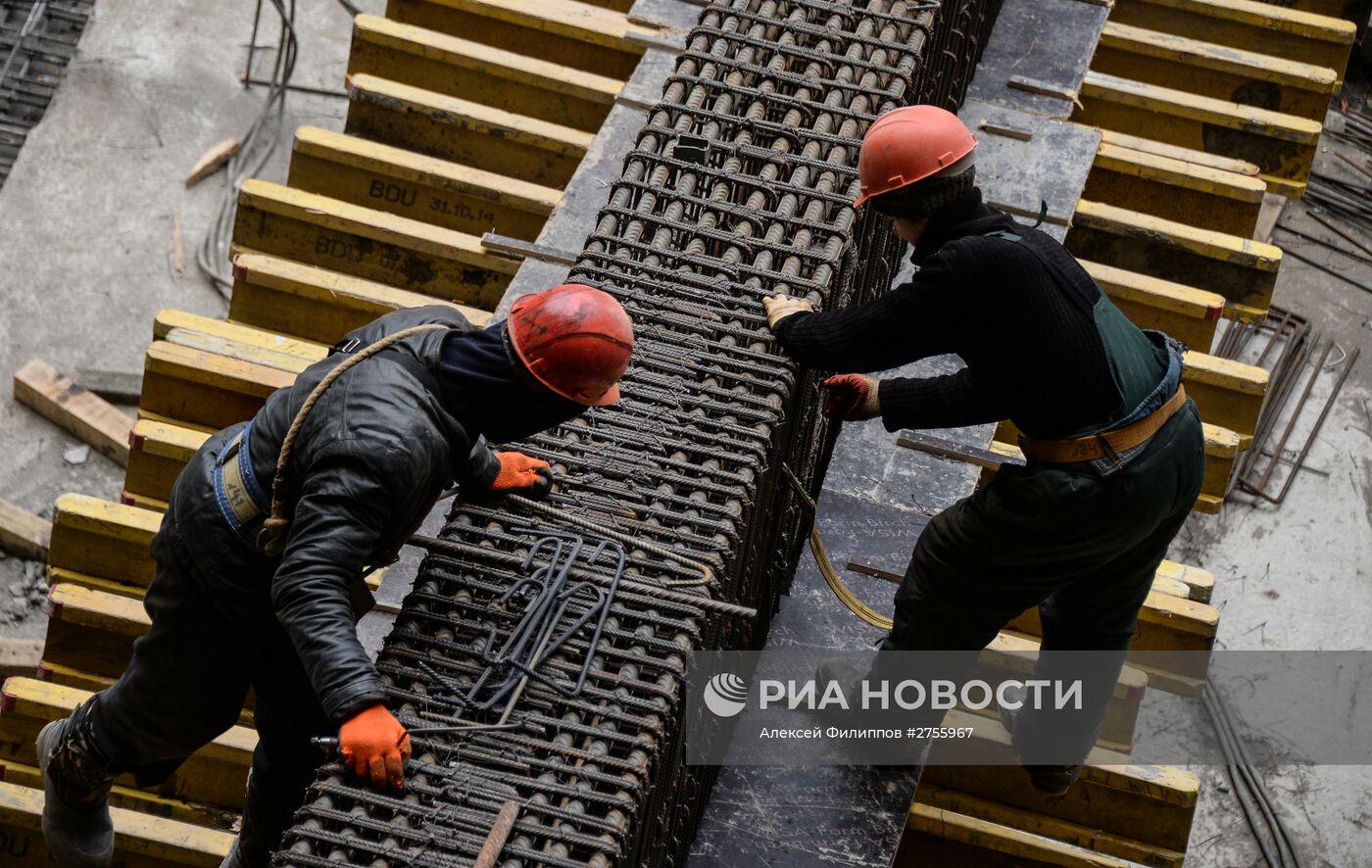 Строительство БСА "Лужники