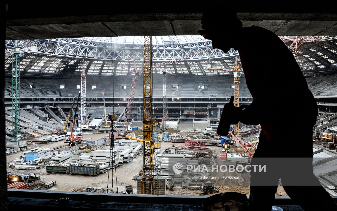 Строительство БСА "Лужники