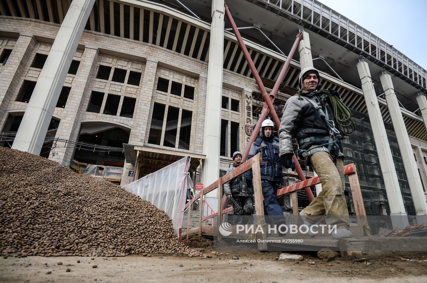 Строительство БСА "Лужники