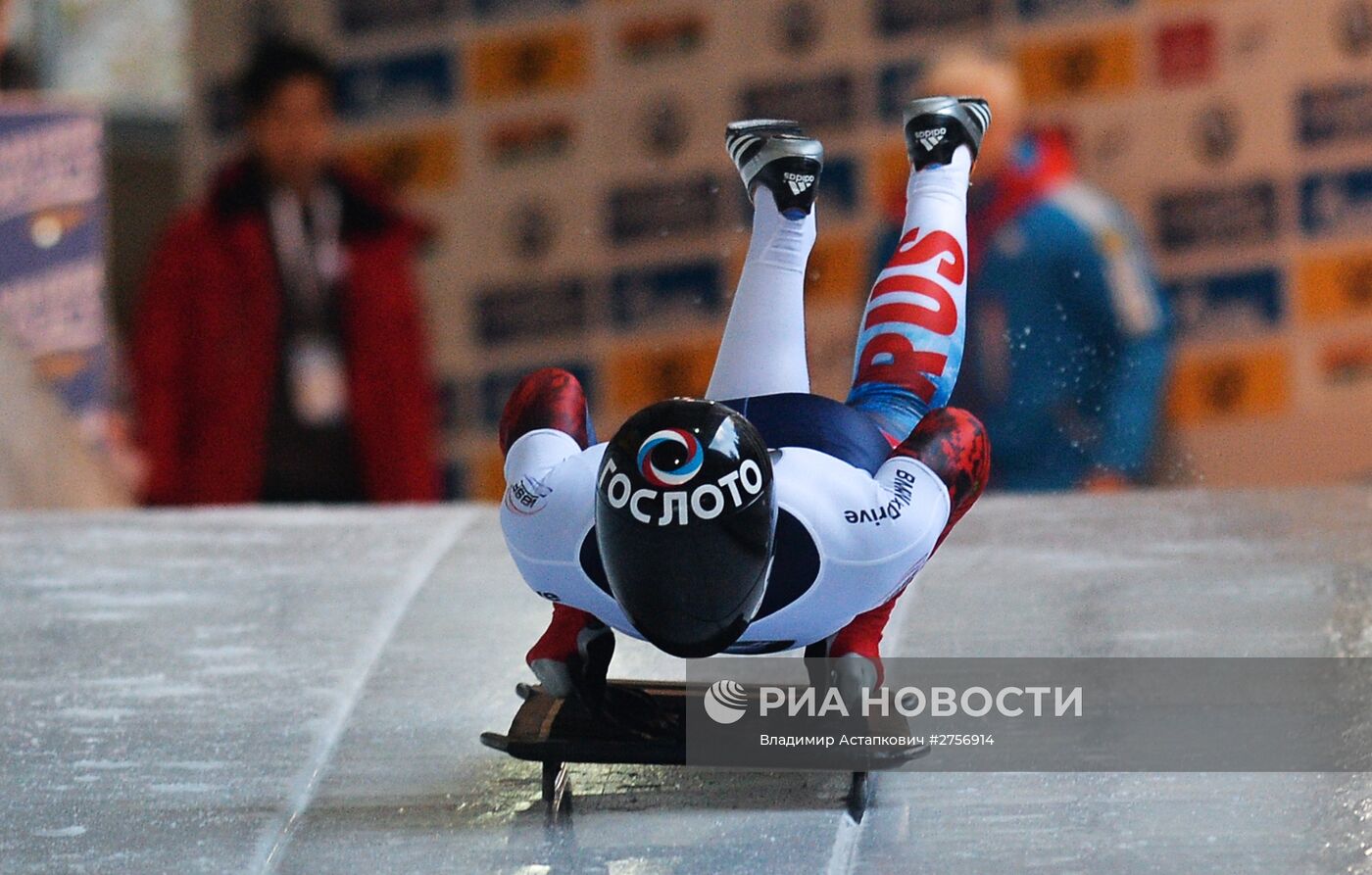 Скелетон. III этап Кубка мира. Мужчины