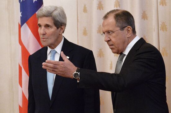 Встреча главы МИД РФ С.Лаврова с Государственным секретарем Соединенных Штатов Америки Дж.Керри