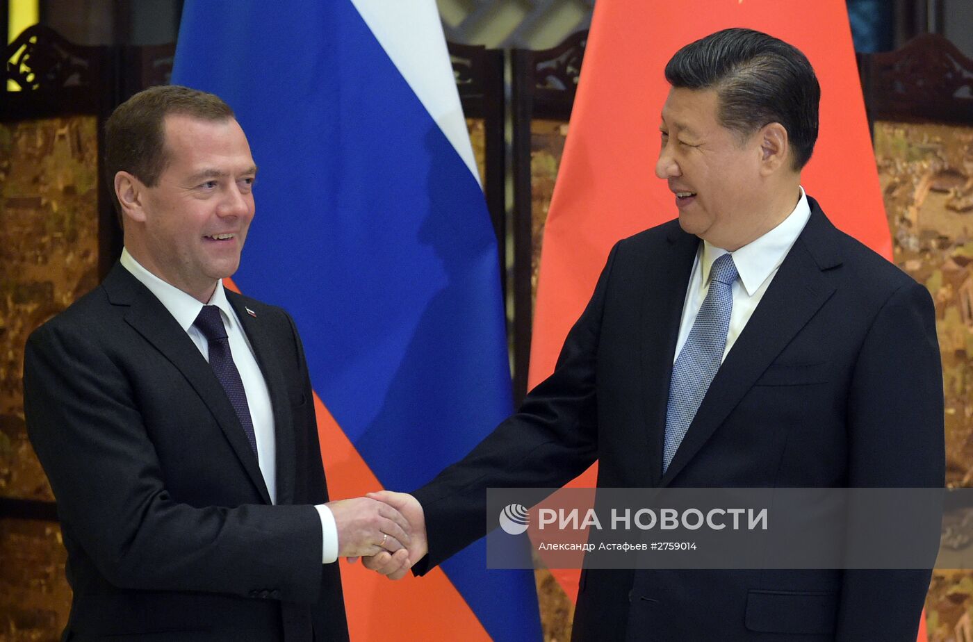 Премьер-министр РФ Д.Медведев принял участие в совете глав правительств стран ШОС