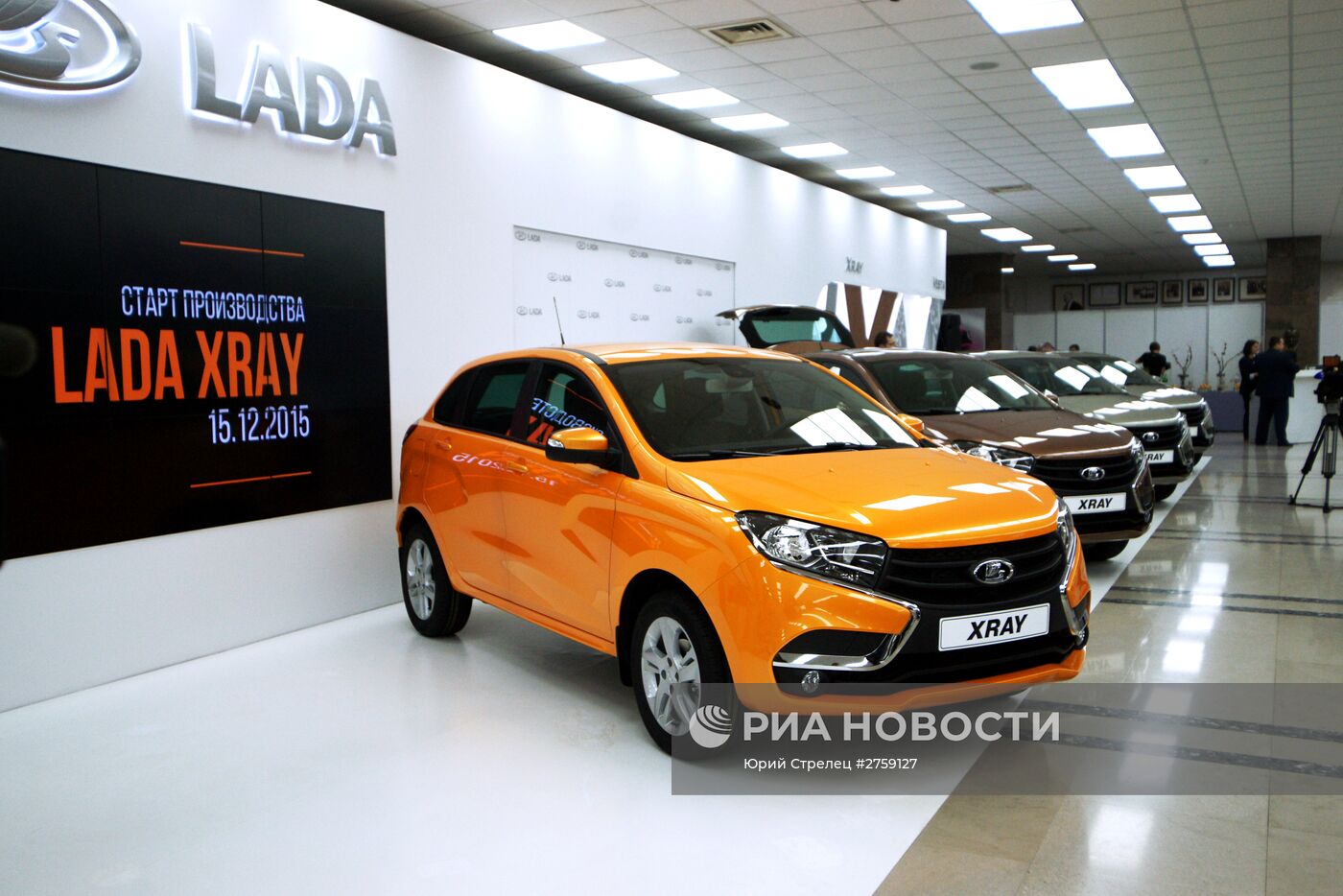 Запуск производства новой модели АвтоВАЗа LADA X-Ray в Самаре