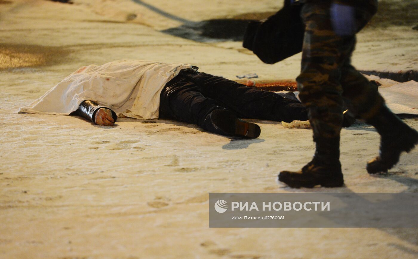В центре Москвы неизвестный расстрелял мужчину
