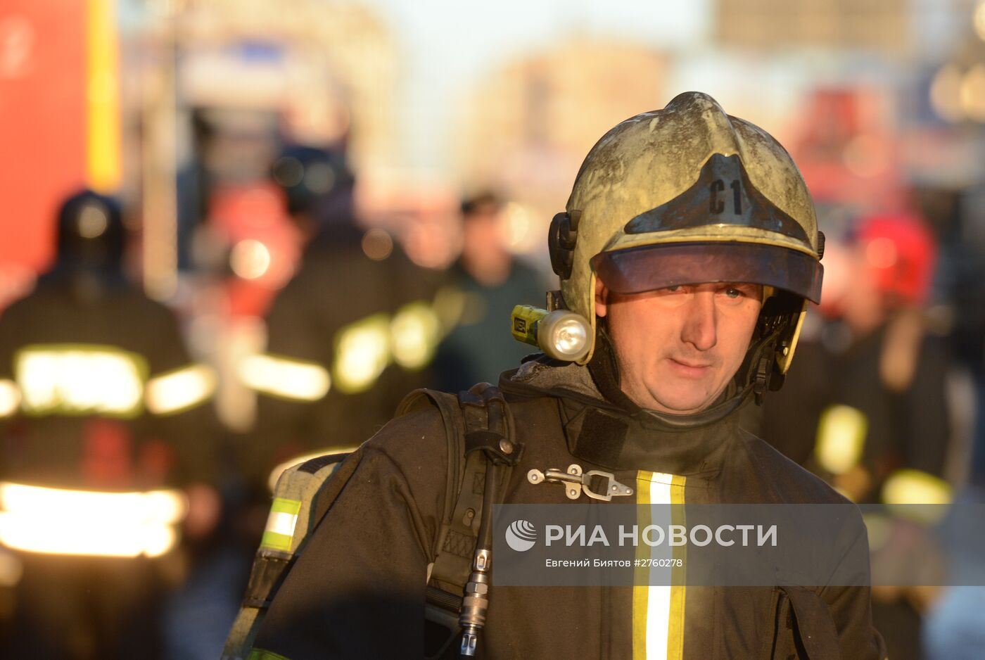 Пожар в здании культурного центра ГУ МВД России