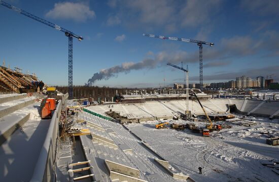 Строительство стадиона "Мордовия Арена" к ЧМ-2018