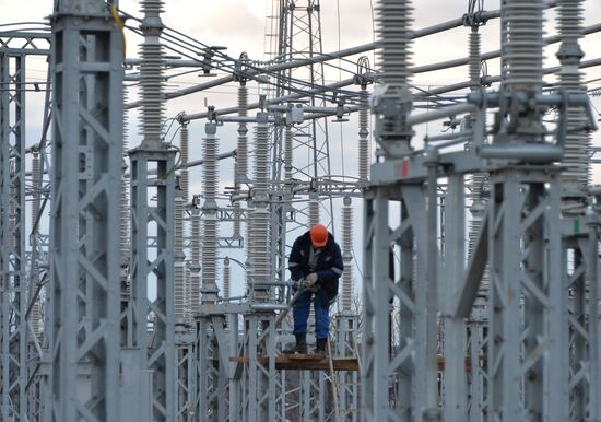 Строительство энергомоста через Керченский пролив