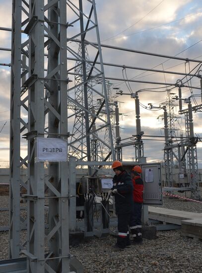 Строительство энергомоста через Керченский пролив