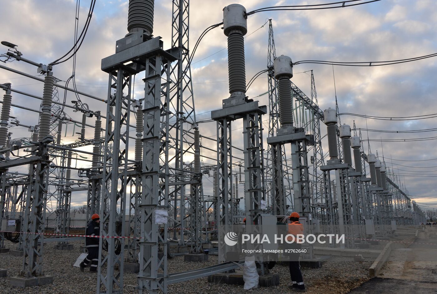 Строительство энергомоста через Керченский пролив