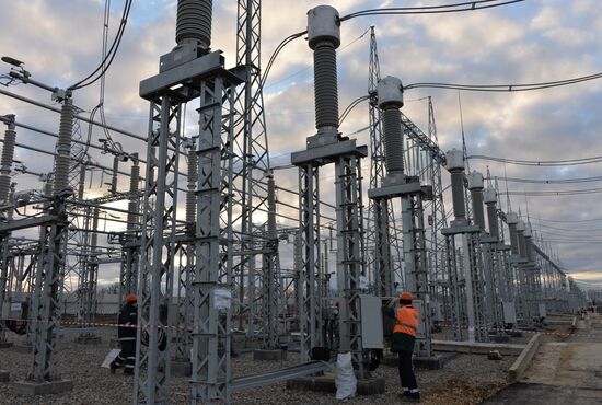 Строительство энергомоста через Керченский пролив