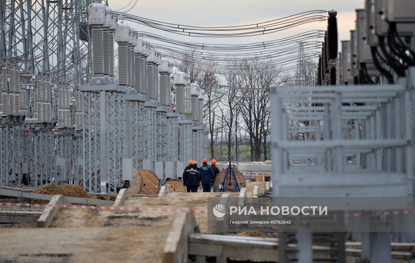 Строительство энергомоста через Керченский пролив