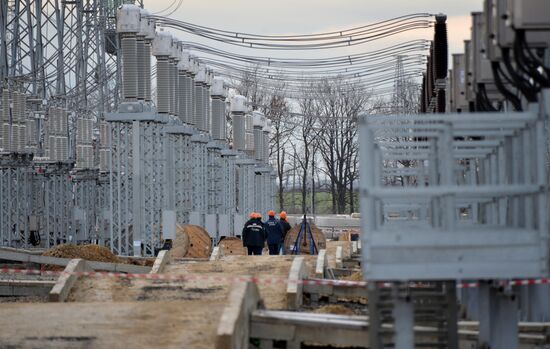 Строительство энергомоста через Керченский пролив