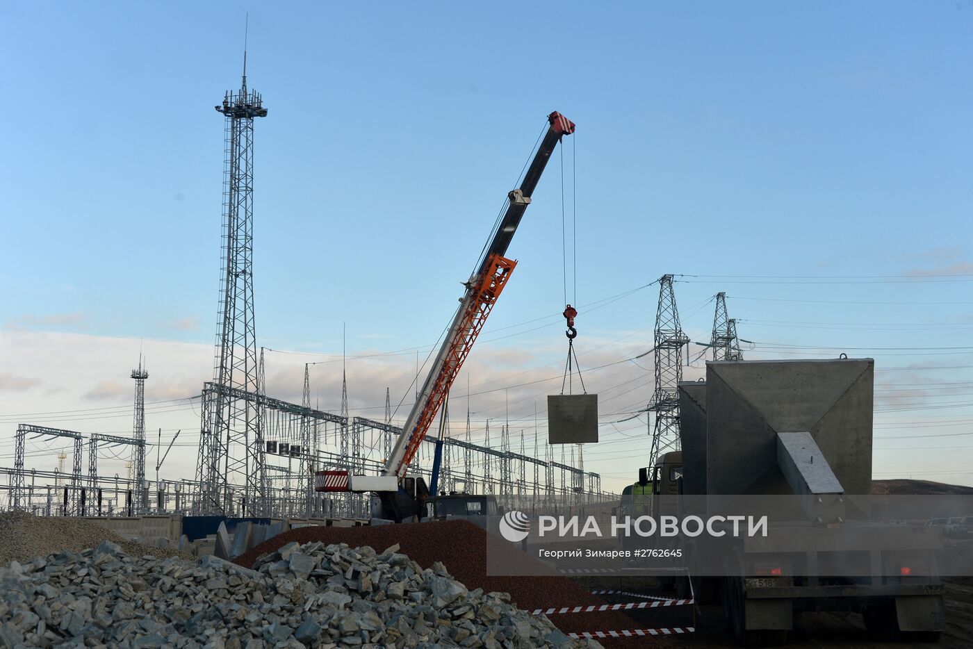 Строительство энергомоста через Керченский пролив