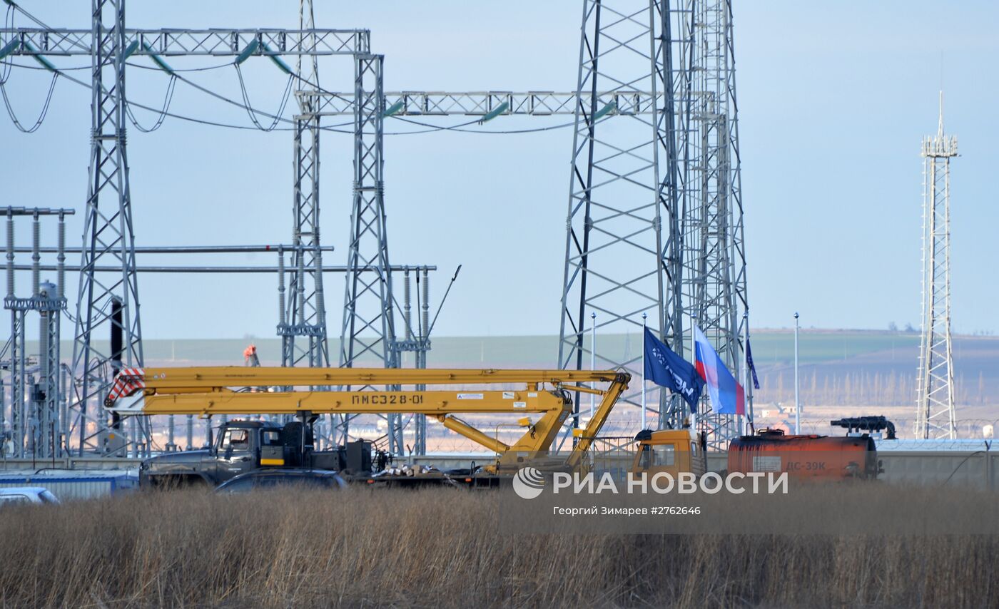 Строительство энергомоста через Керченский пролив