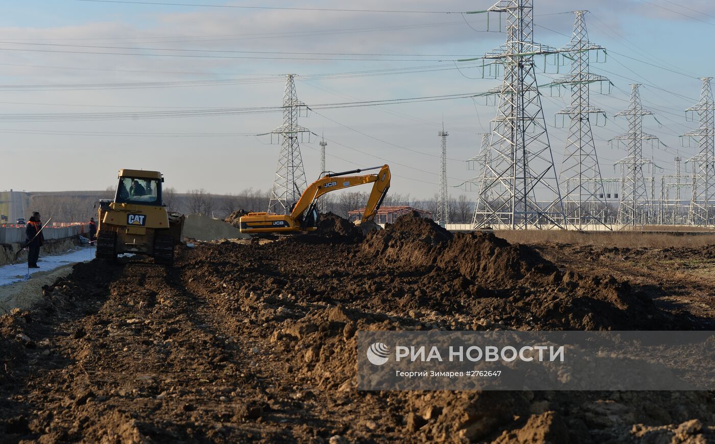 Строительство энергомоста через Керченский пролив