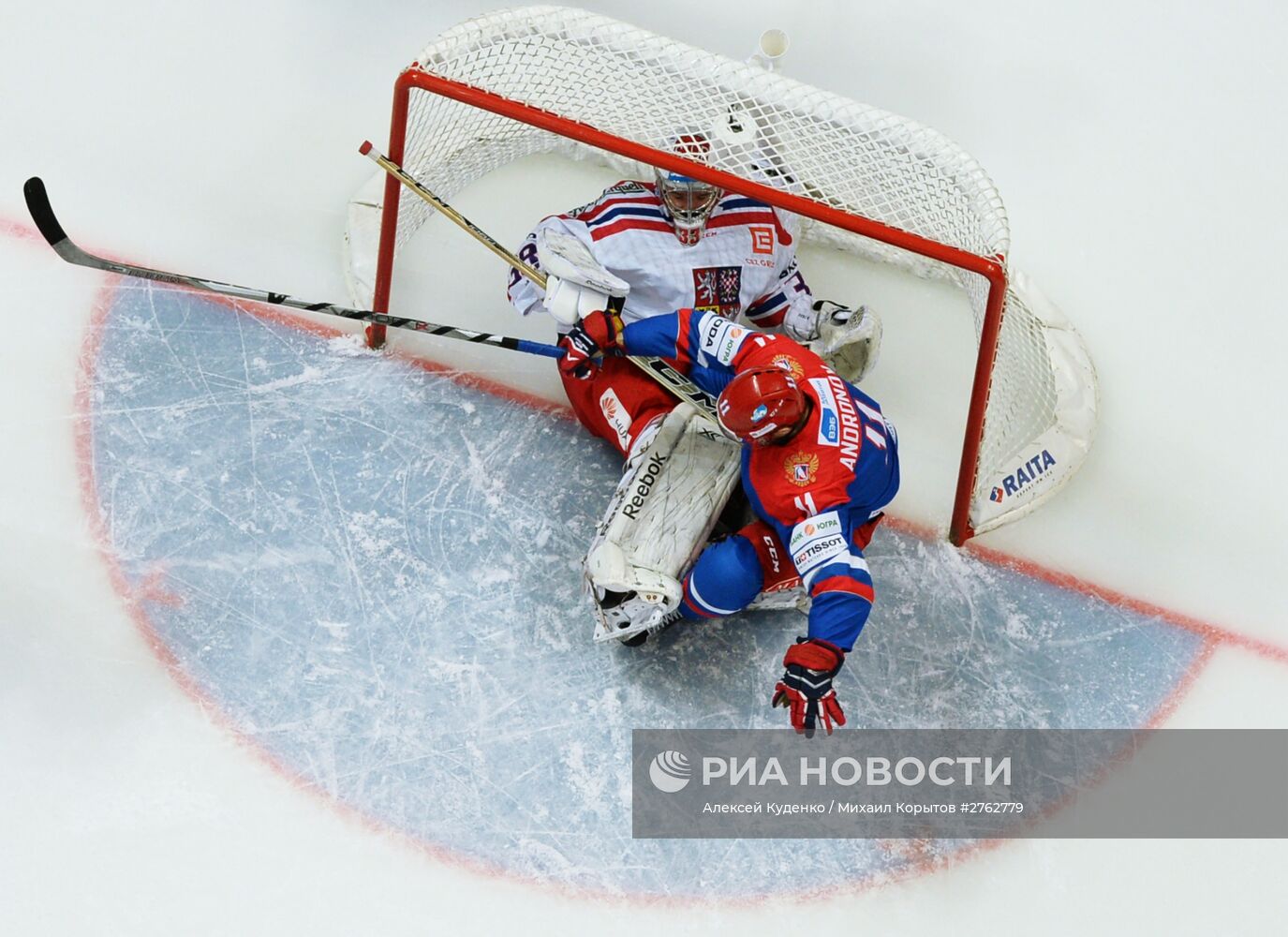 Хоккей. Кубок Первого канала. Матч Россия - Чехия