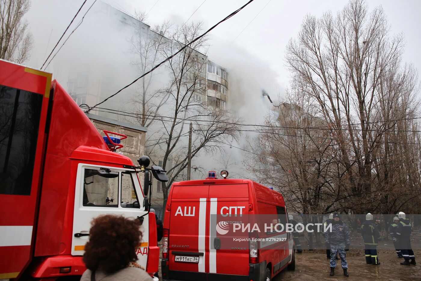 Взрыв бытового газа в многоэтажном доме в Волгограде