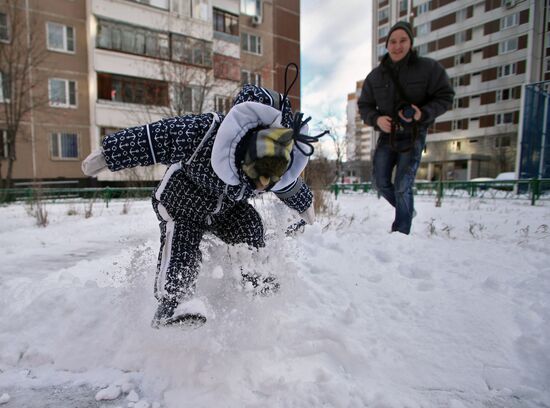 Обезьяна Юппи живет в московской семье