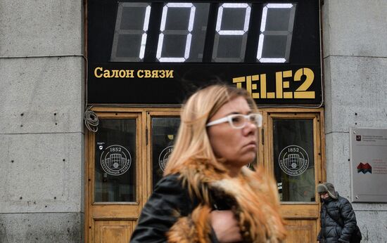 В Москве побит очередной температурный рекорд