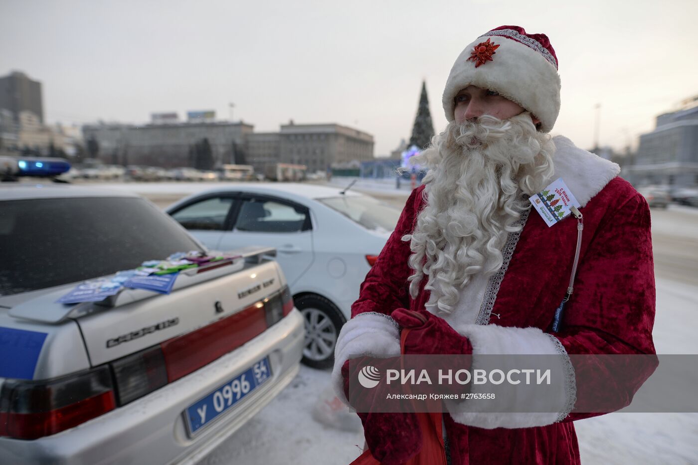 Профилактическая акция "Трезвый Новый год" в Новосибирске