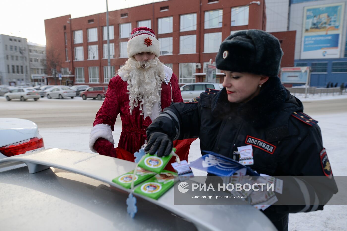Профилактическая акция "Трезвый Новый год" в Новосибирске