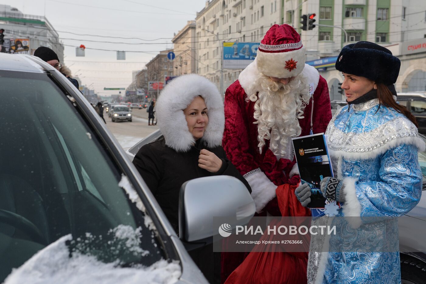 Профилактическая акция "Трезвый Новый год" в Новосибирске