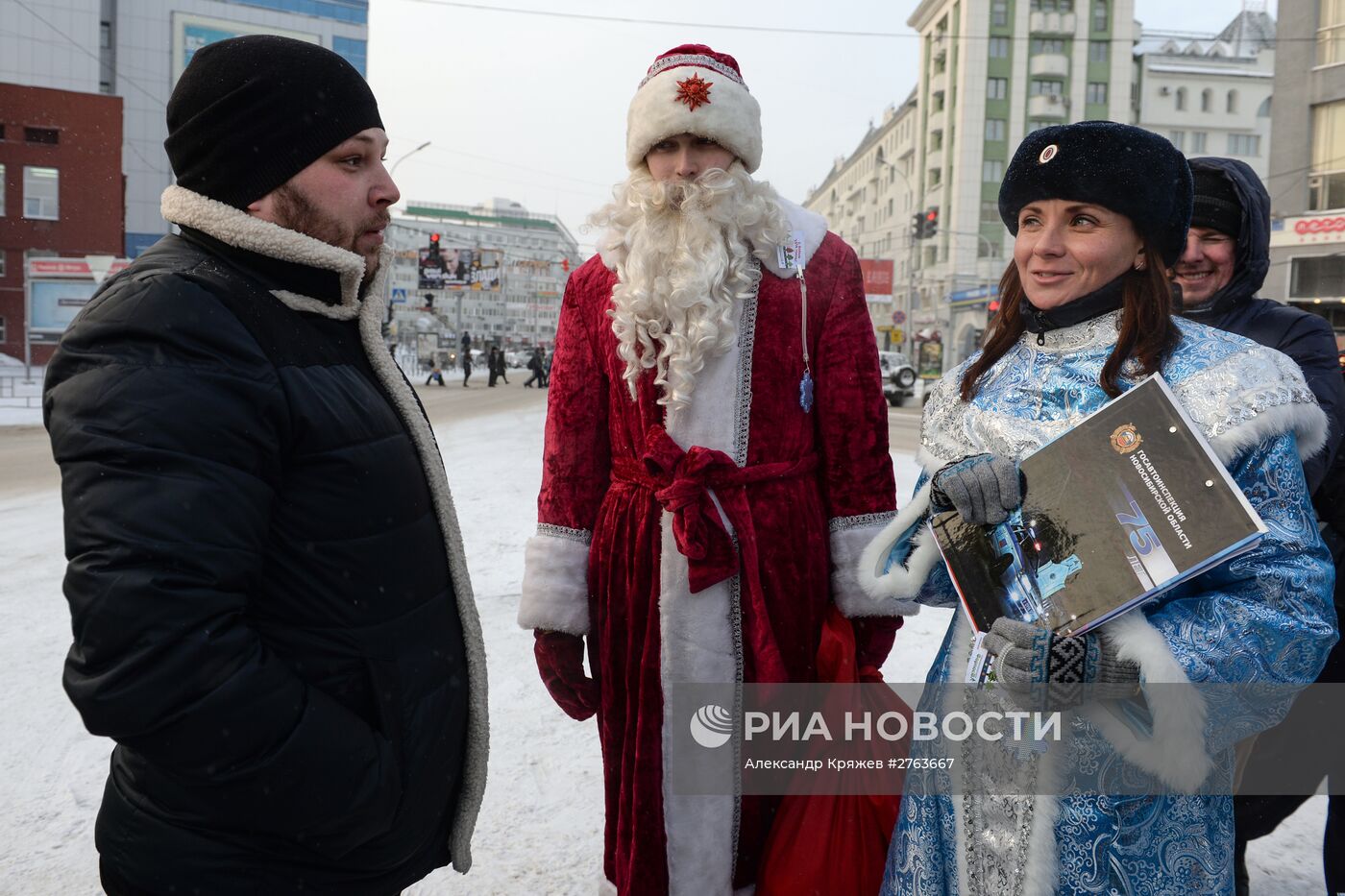 Профилактическая акция "Трезвый Новый год" в Новосибирске
