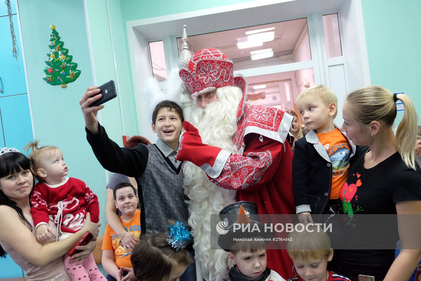 Дед Мороз из Великого Устюга посетил Самару