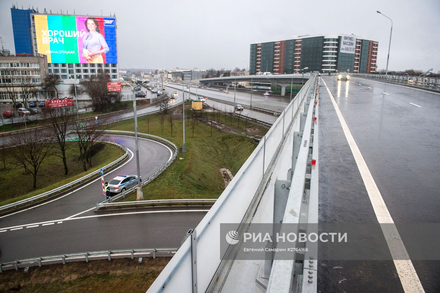 Завершение реконструкции развязки на пересечении Можайского шоссе и МКАД