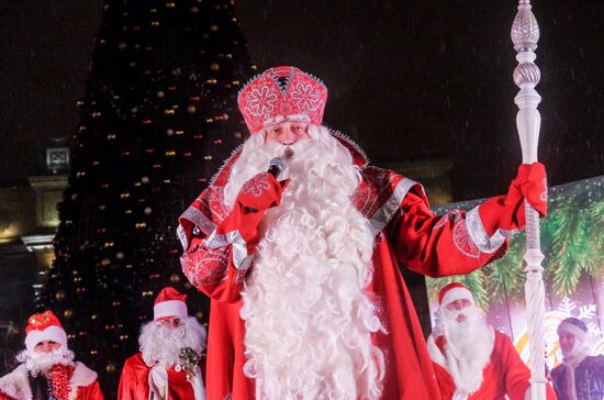 Дед Мороз из Великого Устюга посетил Самару