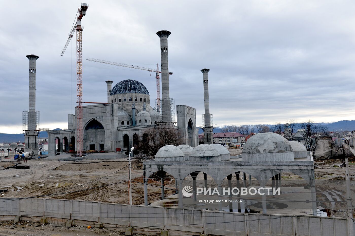 Строительство одной из самых крупных мечетей мира в Чечне