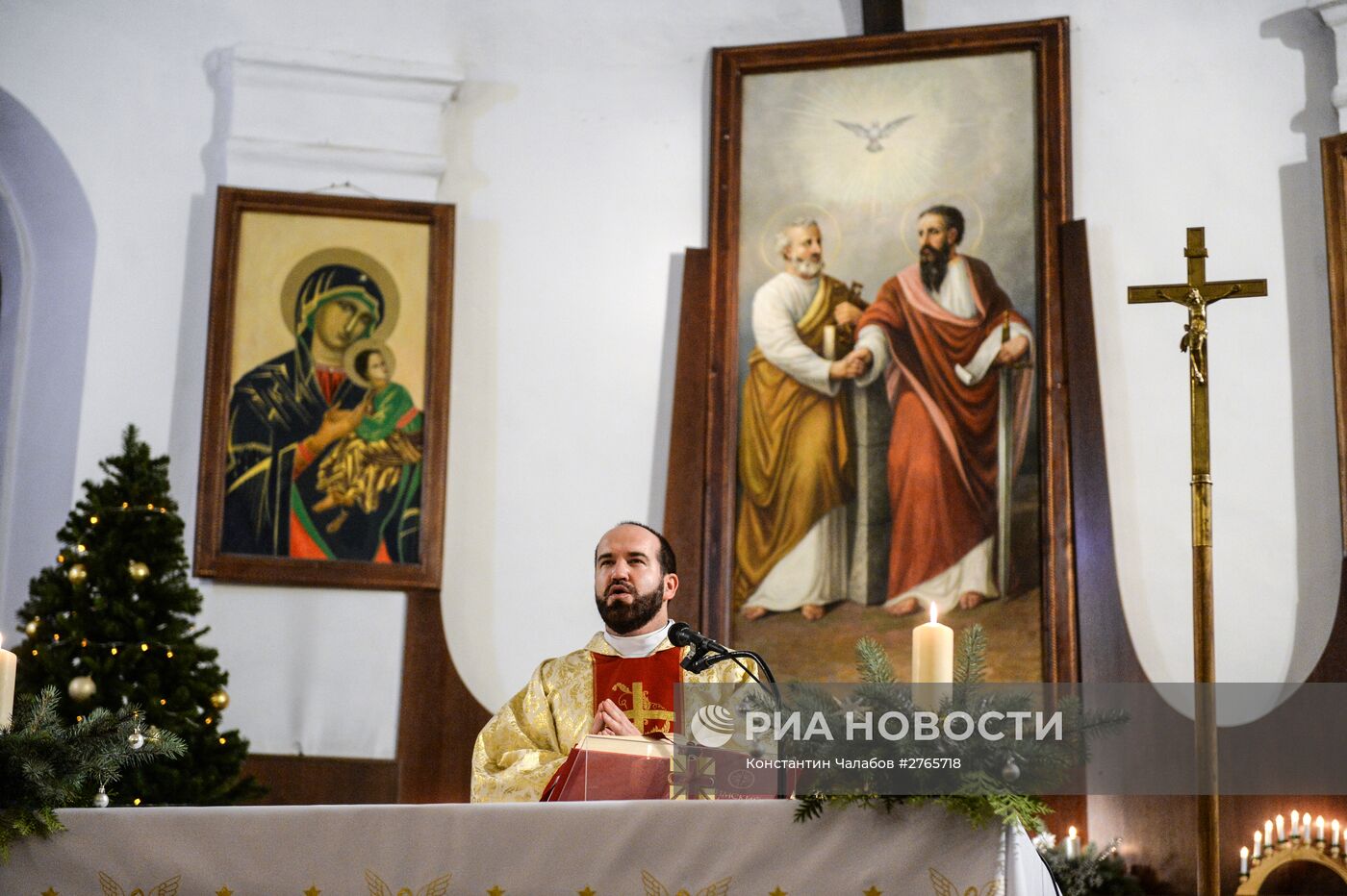 Празднование католического Рождества в регионах России