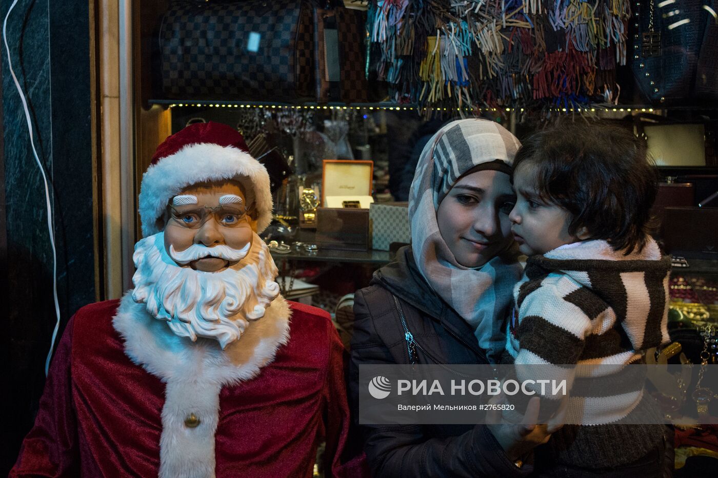 Празднование Рождества в Дамаске
