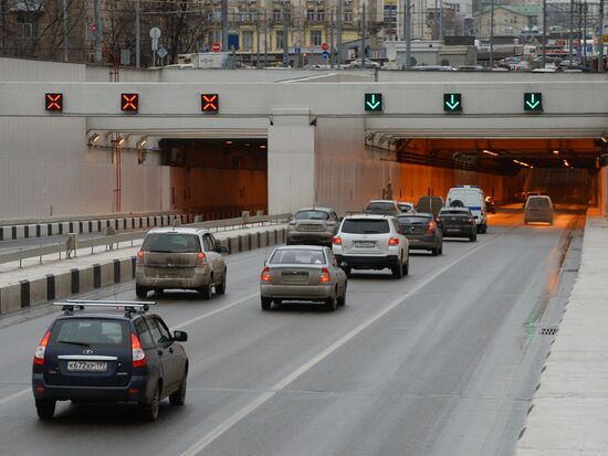 Открытие движения по Алабяно-Балтийскому тоннелю в Москве