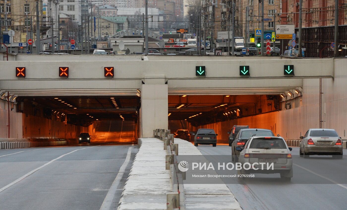 Открытие движения по Алабяно-Балтийскому тоннелю в Москве