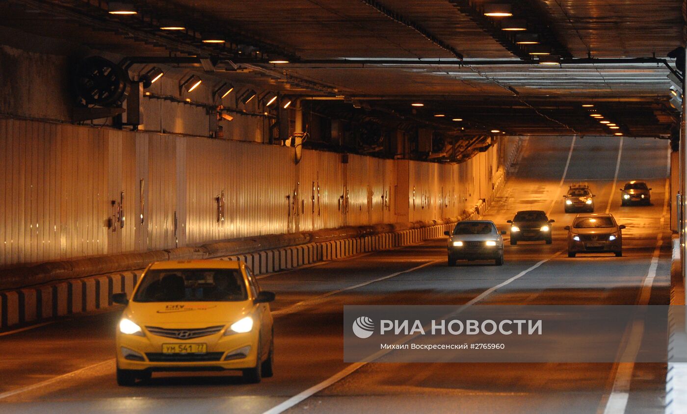 Открытие движения по Алабяно-Балтийскому тоннелю в Москве