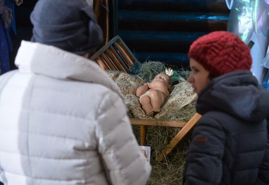 Празднование католического Рождества в Минске