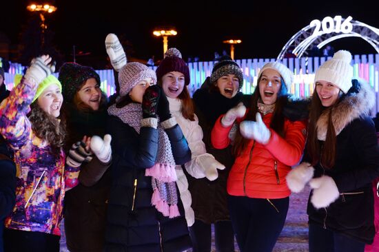 Фотоистория о влюбленных в Москве