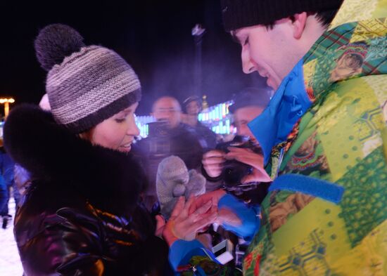 Фотоистория о влюбленных в Москве