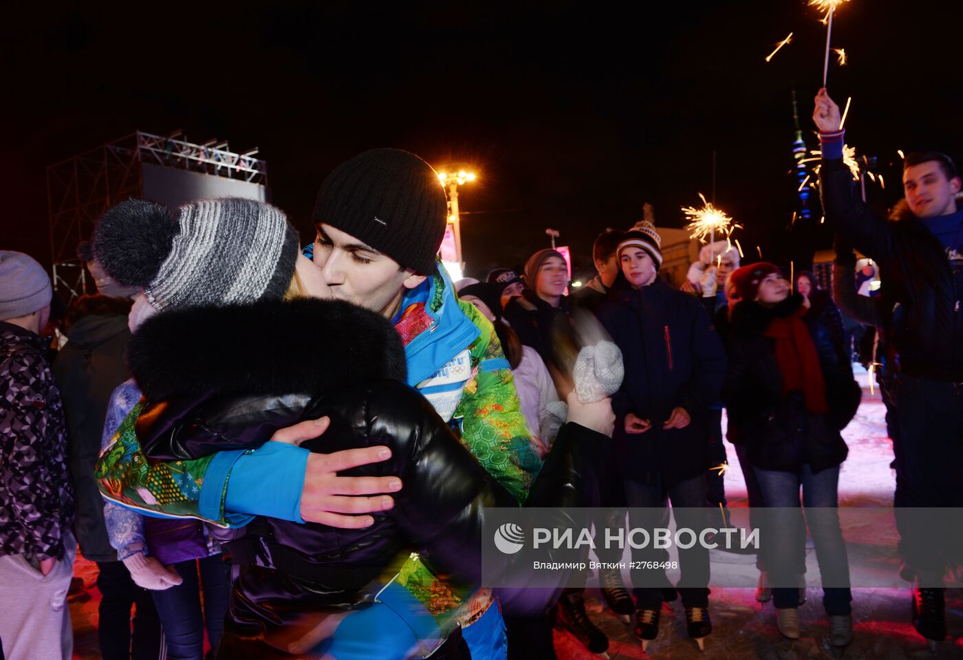 Фотоистория о влюбленных в Москве