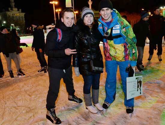 Фотоистория о влюбленных в Москве