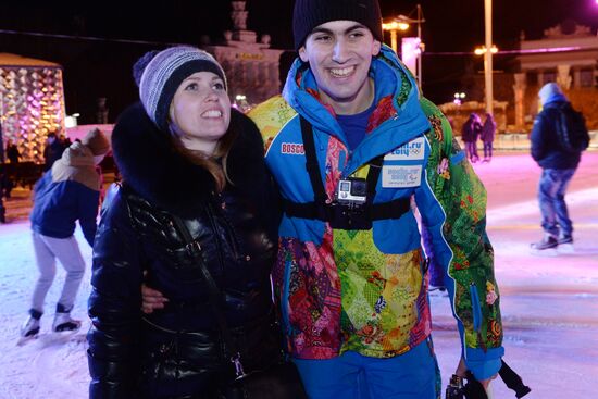 Фотоистория о влюбленных в Москве