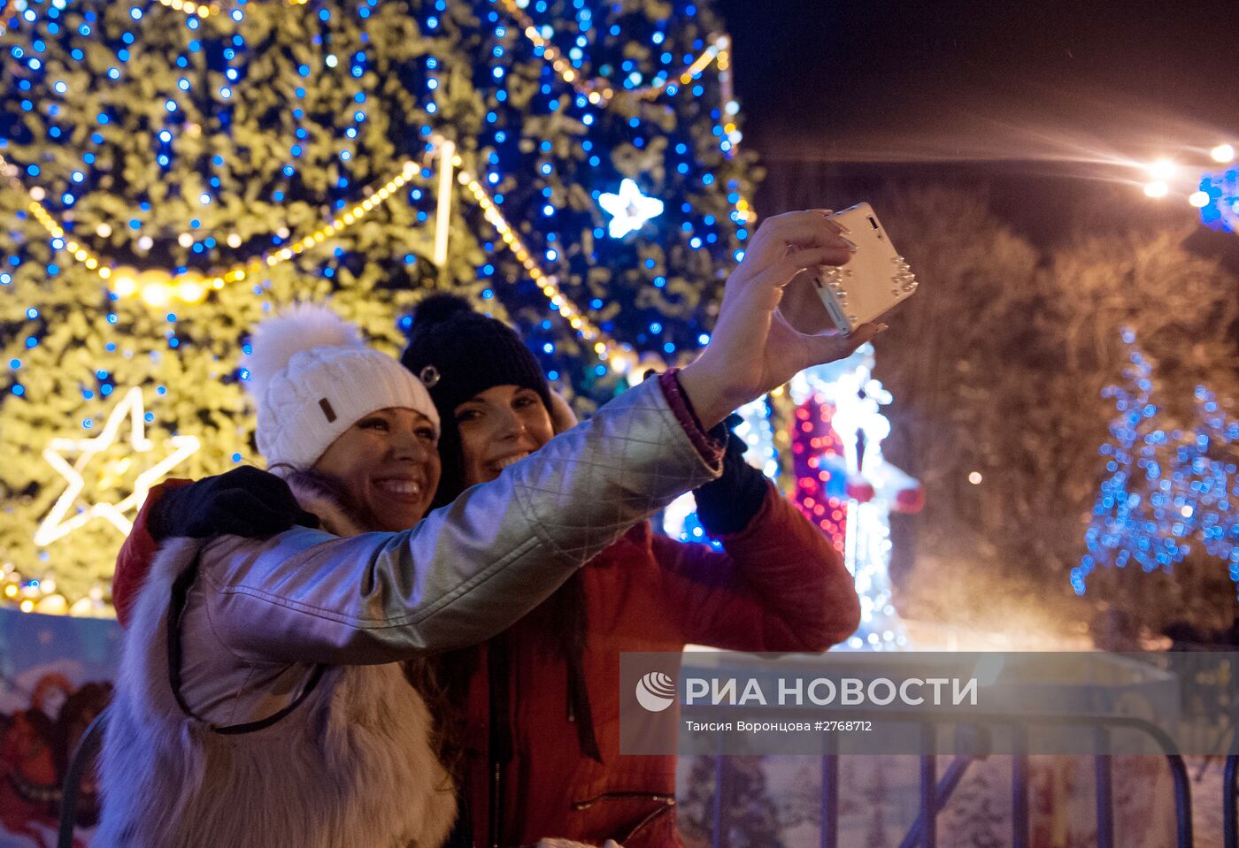 Встреча Нового года в Донецке