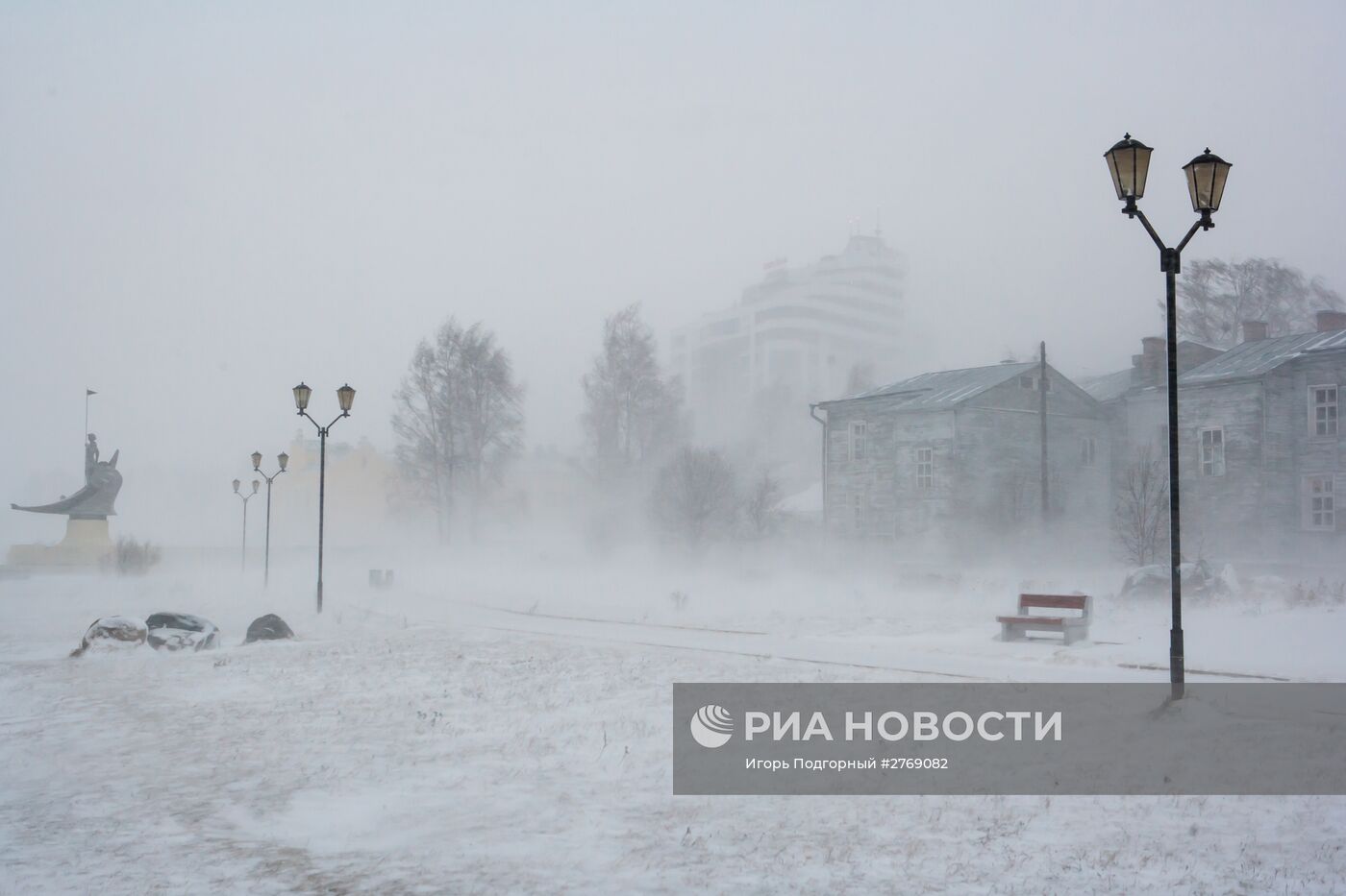 Метель в Петрозаводске