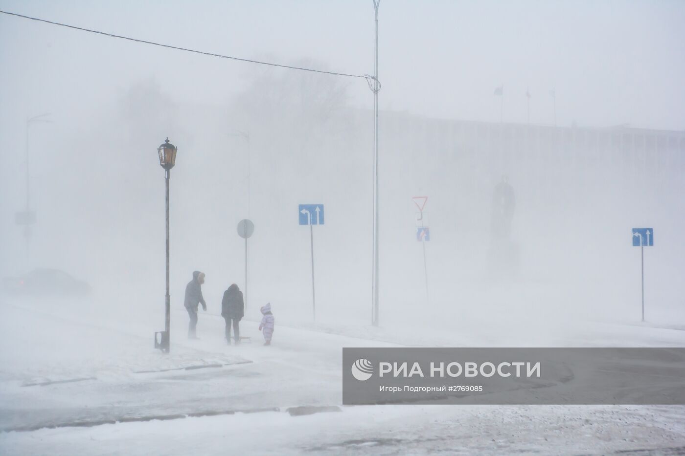 Метель в Петрозаводске