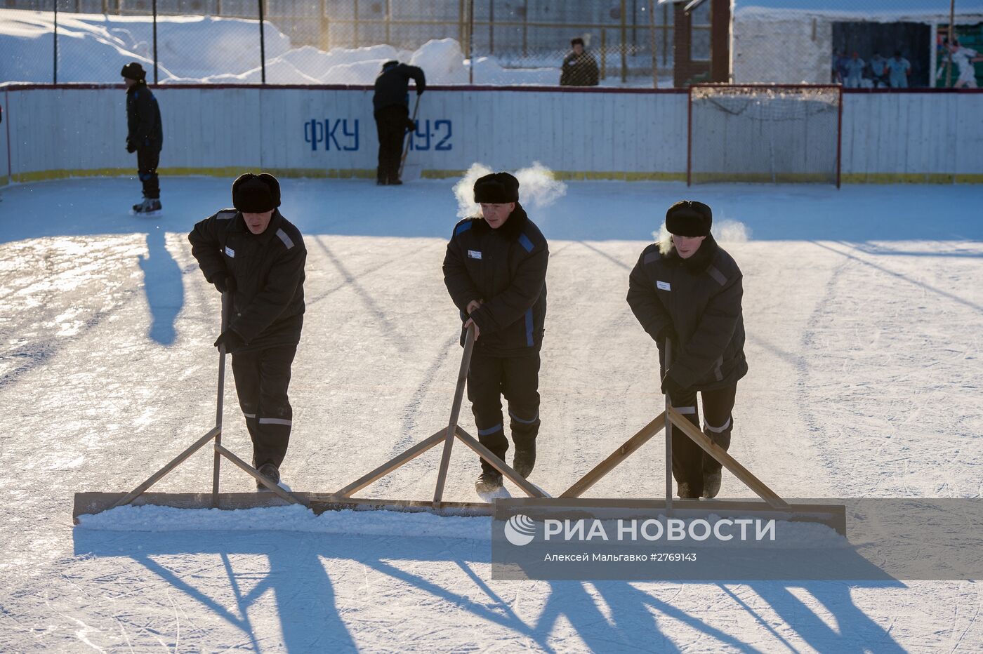 Хоккей в исправительной колонии Омска