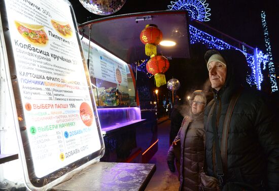 Москвичи отдыхают в дни новогодних праздников