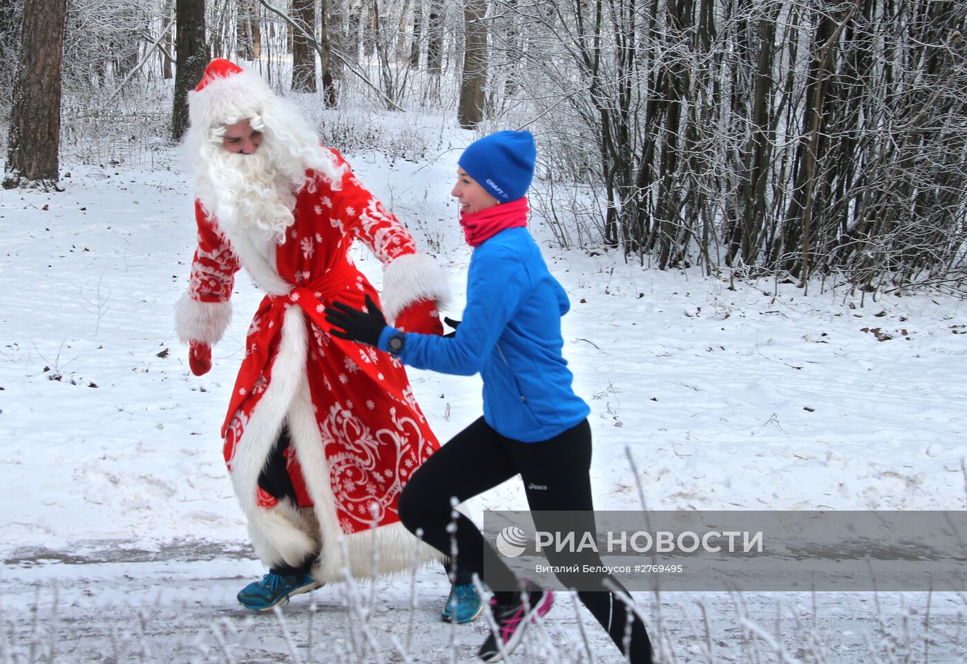 Новогодний кросс в Москве