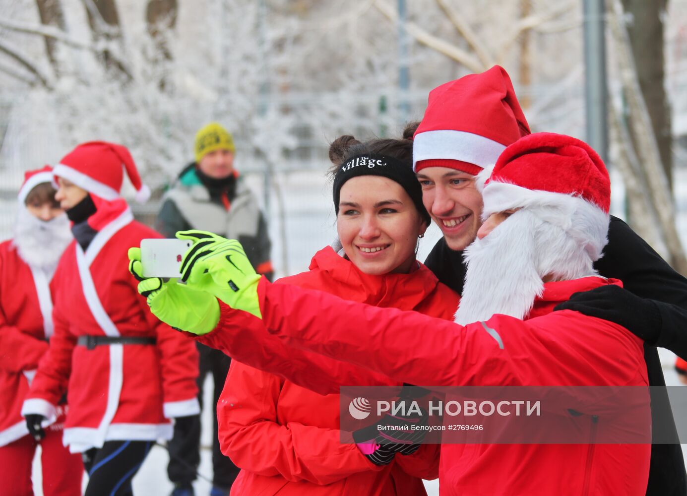 Новогодний кросс в Москве