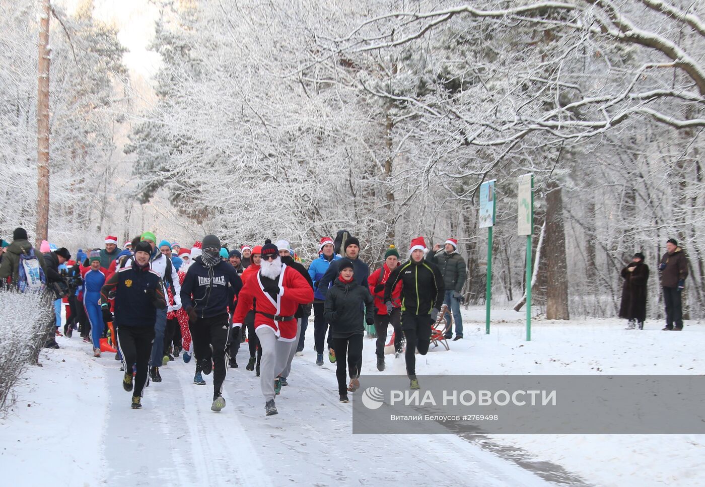 Новогодний кросс в Москве